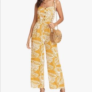 Flowers women’s jumpsuit